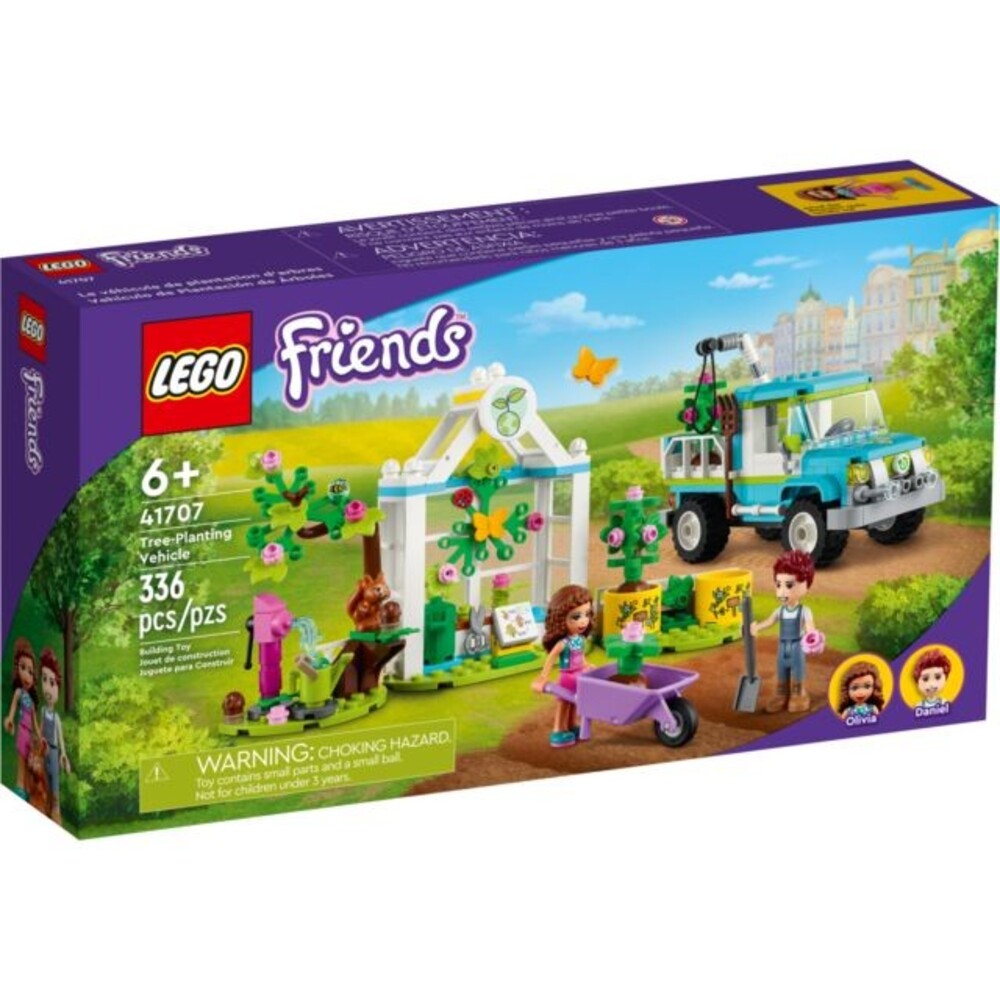 LEGO FRIENDS 41707 TREE PLANTING VEHICLE 336 Pc set kit garden outside plant new